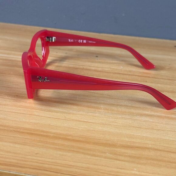 Ray-Ban RB4427 KAT 6760/84 Red Acetate Cat-Eye Eyeglasses 49-20-145 Frame Only - Picture 5 of 7